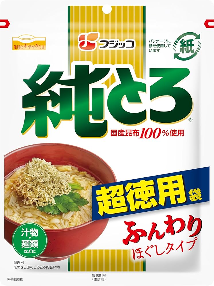 Amazon | フジッコ 純とろ 超徳用袋 47g | フジッコ(Fresh常温